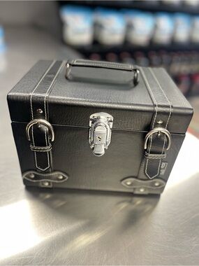 Caboodles Black Cosmetic Case with Silver Hardware